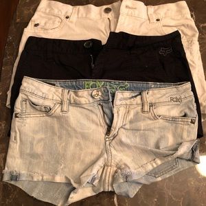 FOX shorts (3 pair)